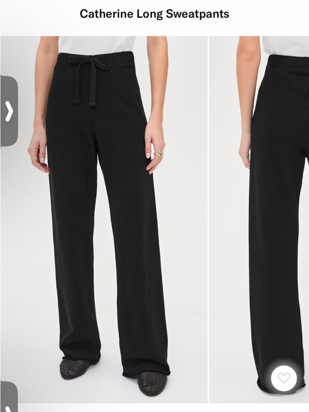 Frank & Eileen Women’s Catherine Full-Length Favorite Sweatpant in Black Size L